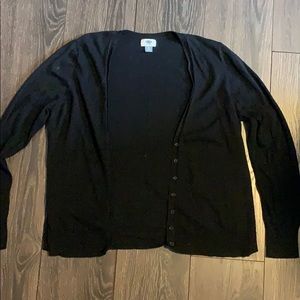 Black cardigan